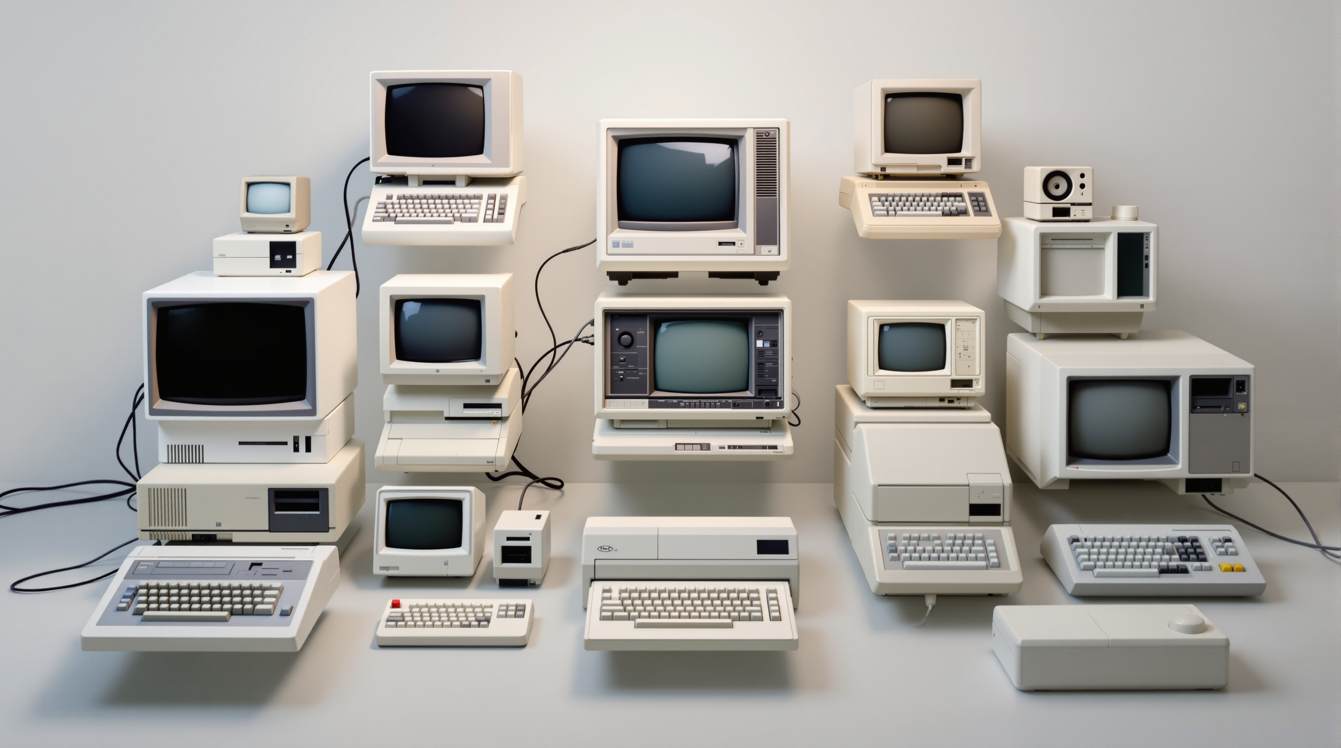 The evolution of Apple Mac computers from 1984 to present day